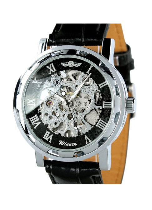 ESS Black Dial Leather Strap Stainless Case Wrist Watch | iBuyManila ...